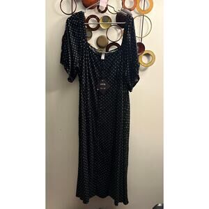 D23 Ava & Viv 2x black and white dress